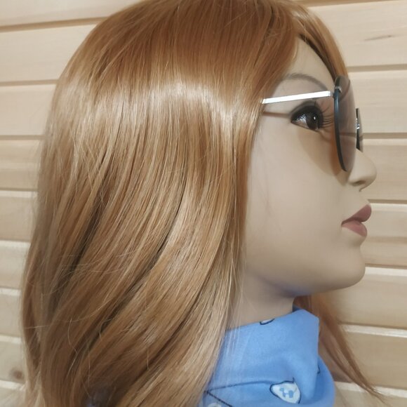 Elegant Black and Brown Aviator Sunglasses - Picture 4 of 9